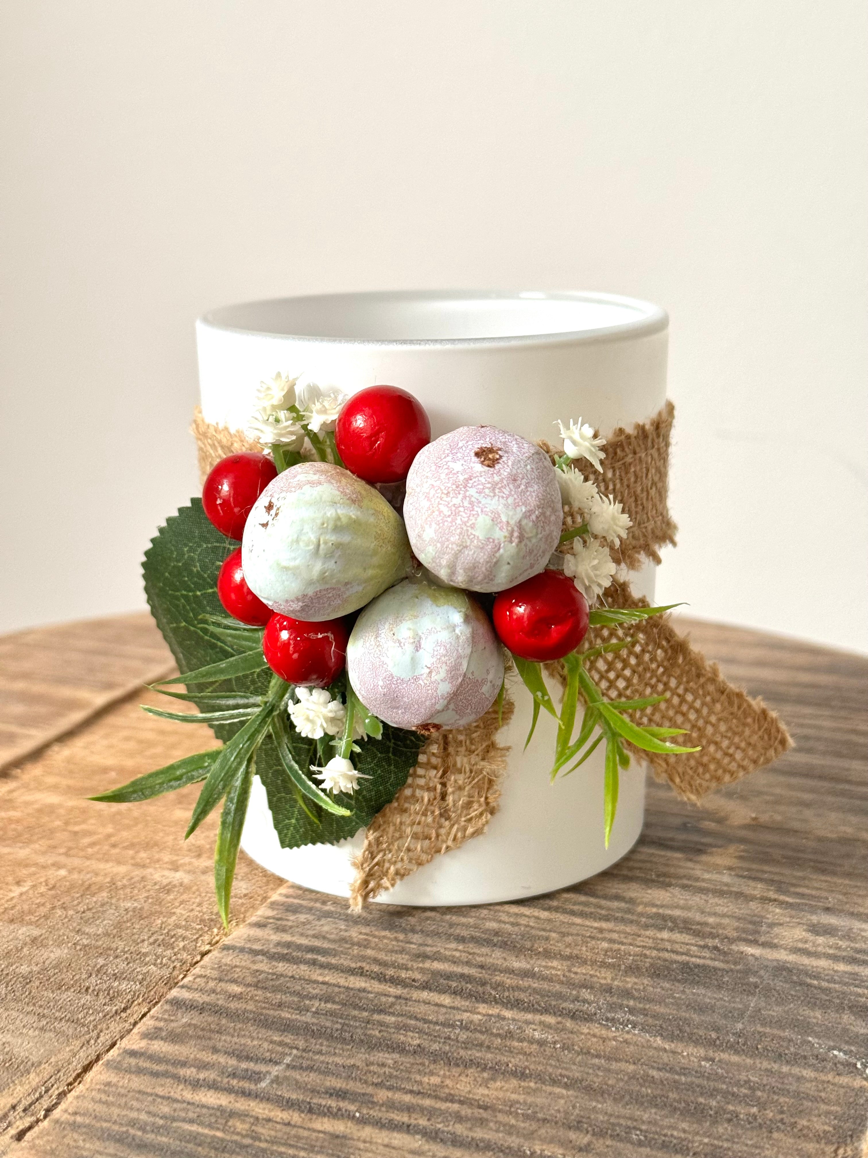 Christmas Bloom Candle