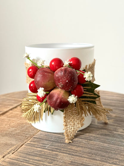 Christmas Bloom Candle