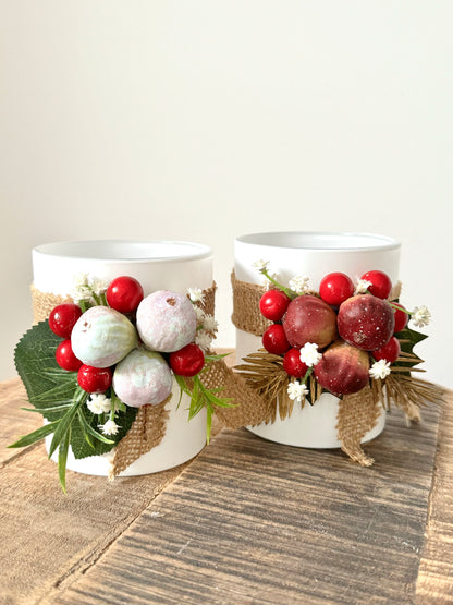 Christmas Bloom Candle